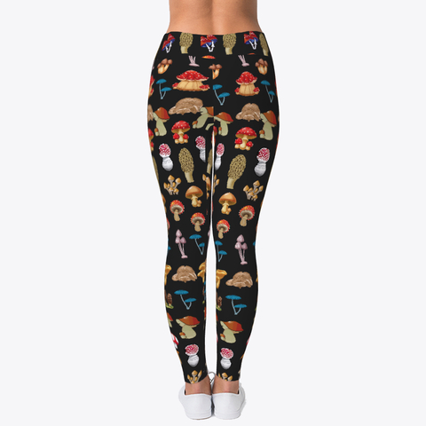 DIY Mashroom Leggings Workout Leggings Custom Mashroom Leggings Workout Leggings