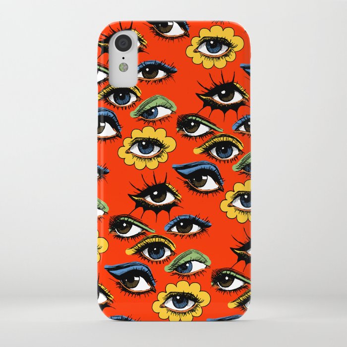 60s-eye-pattern-cases Custom 60s Eye Pattern iPhone Case